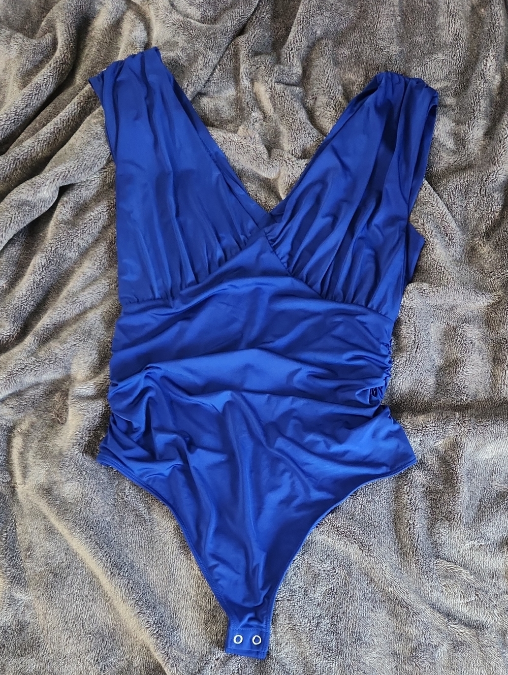 Express Body Contour One-Piece in Royal Blue